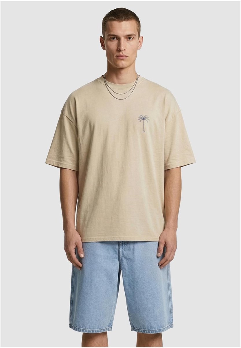 Urban Classics Palm Logo Loose Dames Tshirt S Creme
