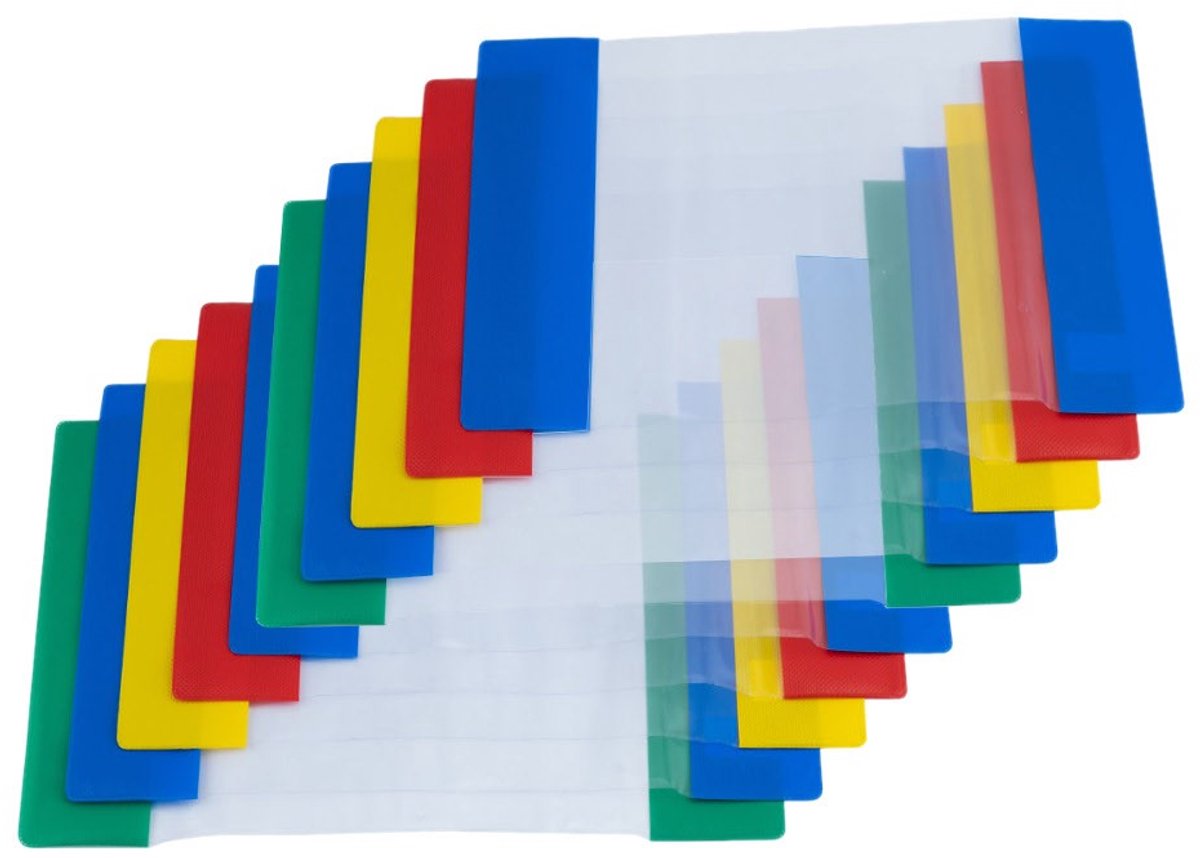 Set van 10x A5 Hoezen voor Schriften en Boeken - Transparant PVC