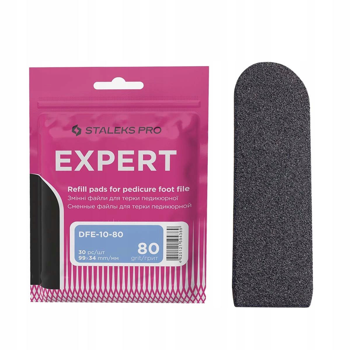 30x Vervangbare Pedicurerasp Nakjes - Korrel 80