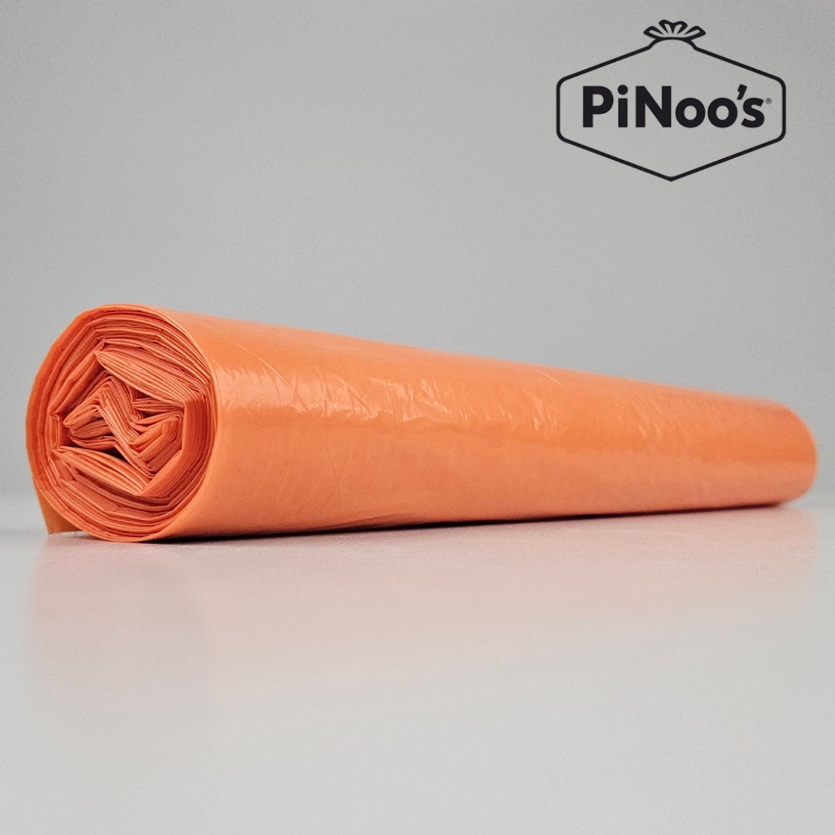 Oranje Vuilniszakken 120 Liter | 25 rollen à 20 zakken - HDPE-plastic | T25 | 70x110 cm - Gekleurde Vuilniszakken 120L, 120L vuilniszak, Afval scheiden met kleur (07011009125D)
