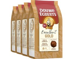 Douwe Egberts Excellent Gold Filterkoffie - Intensiteit 06/12 - 4 x 250 gram