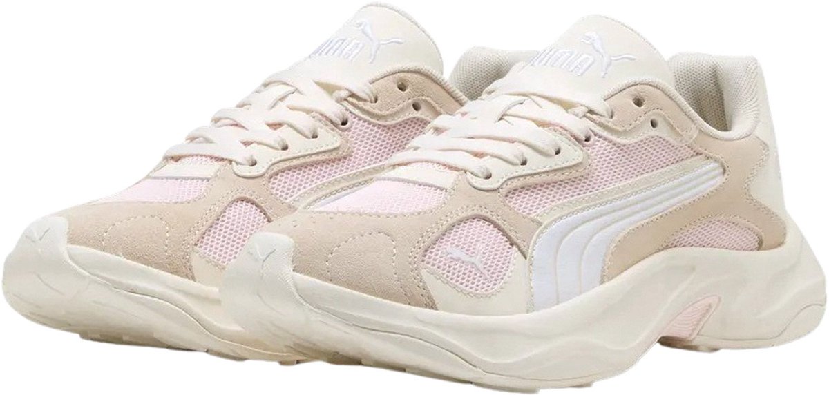 beige - roze - wit
