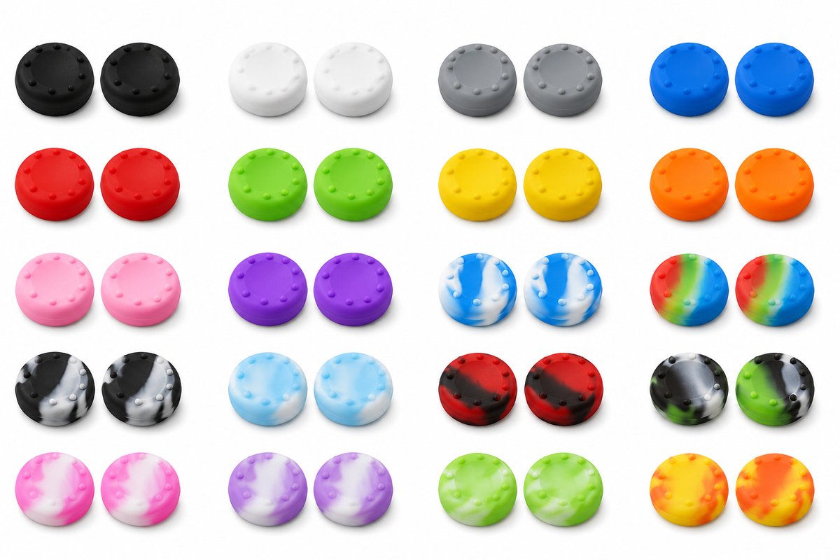 Thumb Grips Set – Voor PlayStation 3-4 en Xbox controllers -  6 stuks