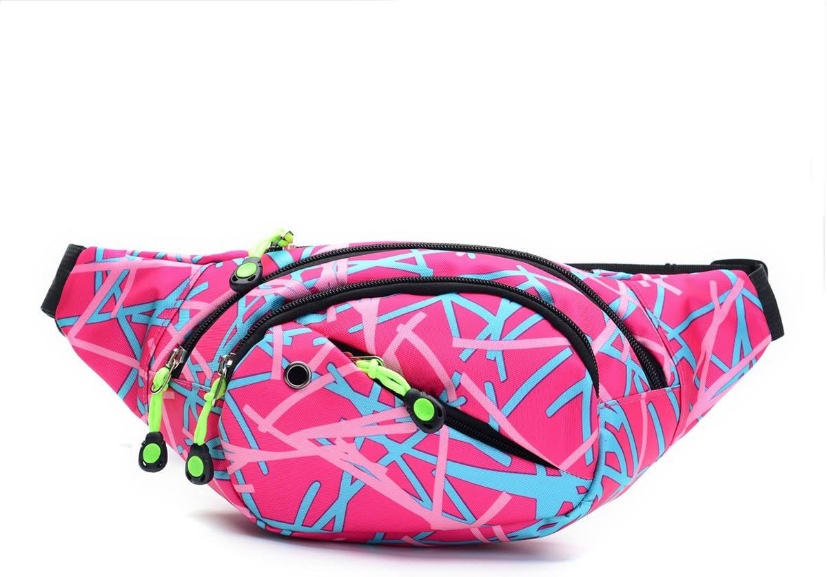 Heuptas - Waterdicht Nylon - 3 Compartimenten - Verstelbare Riem - Voor Mannen en Vrouwen