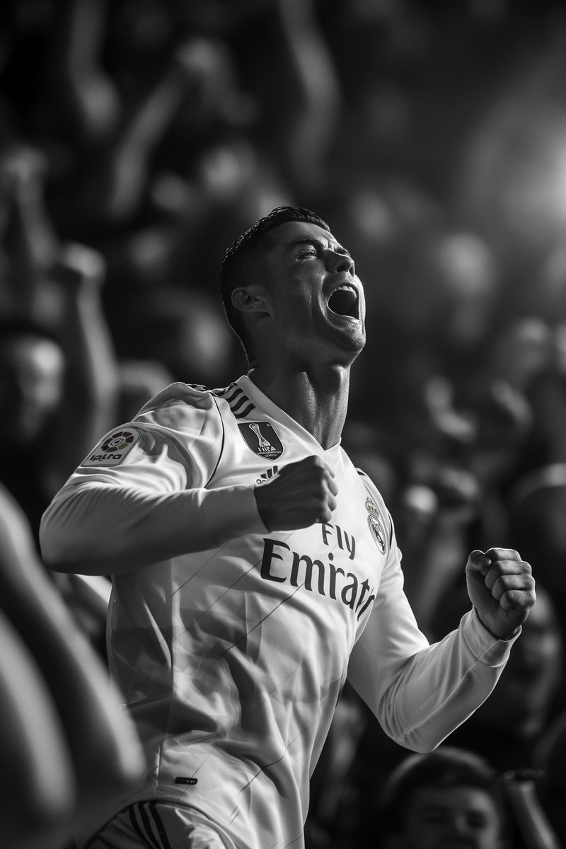 Ronaldo Poster - Madrid - Voetbal - Legende - Doel - Kampioens - Voetbalicoon - posters - formaat 30x40cm - Wanddecoratie - XS2623YR
