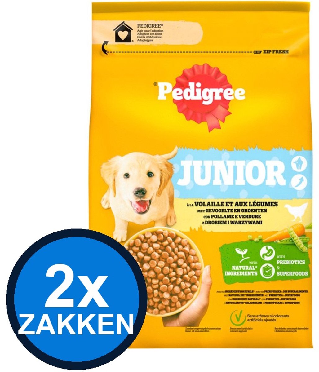 Pedigree Pedigree - Droog Junior Kip - Hondenvoer Droogvoer - 2.6 kg