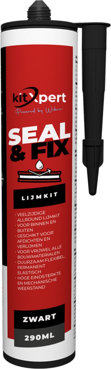 KitXpert Seal & Fix Lijmkit 290ml - Zwart