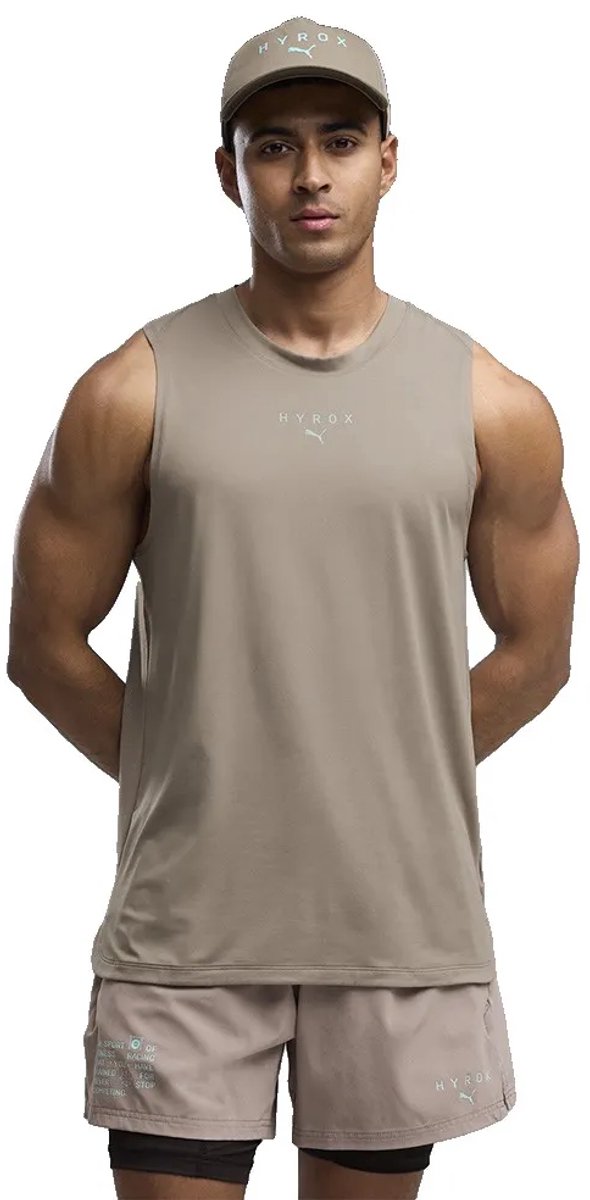 Puma X Hyrox Cloudspun Mouwloos T-shirt Man Grijs