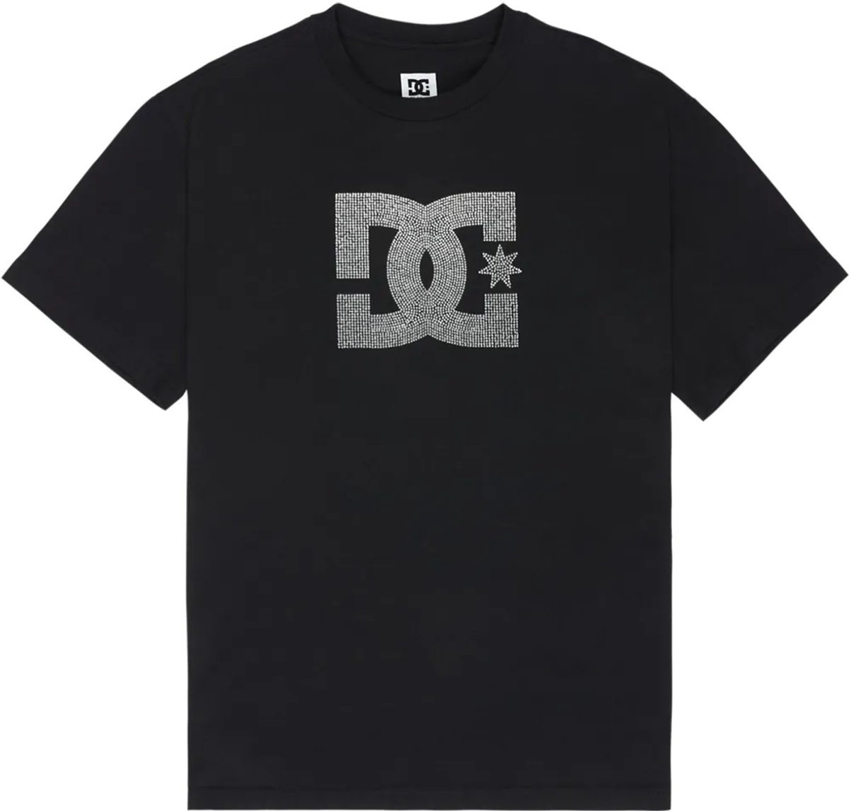 Dc Shoes Strass Star T-shirt Met Korte Mouwen L Man Zwart