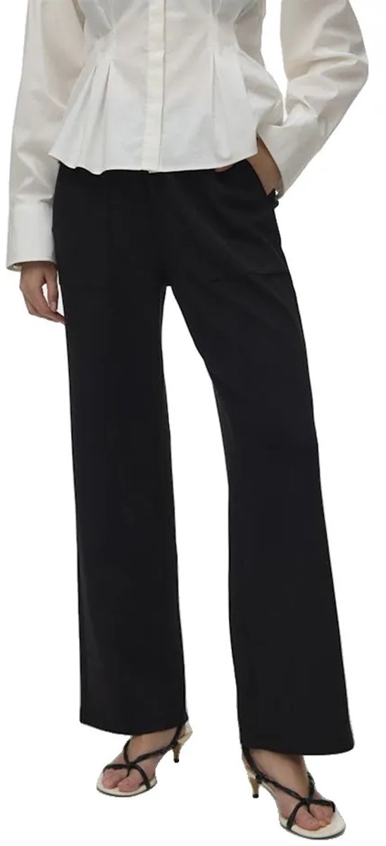 Vero Moda Bellis Straight Fit Broek Zwart M / 34 Vrouw