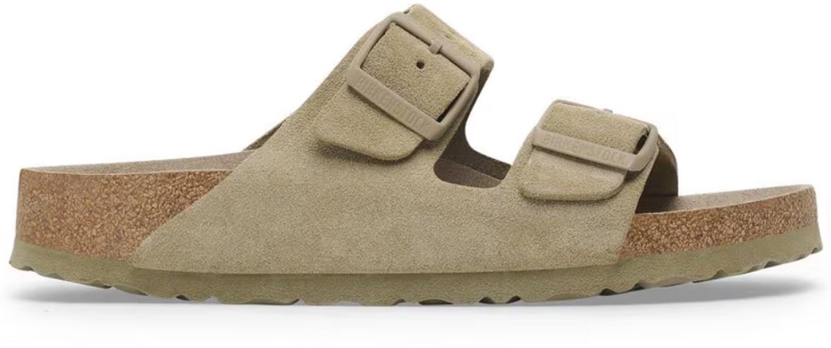 Birkenstock Arizona Faded Small Voetbed Groen