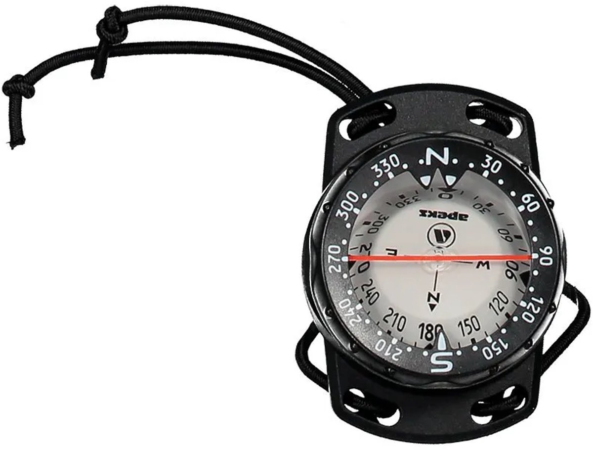 Apeks Bungee Mount Kompas Zwart