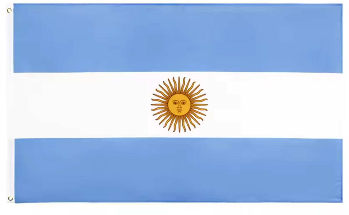 New Age Devi - Vlag Argentinie - 90 x 150 cm