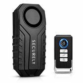 Securely Fietsalarm met Afstandsbediening – 113 dB – IP65 Waterdicht – Bewegingsalarm – 7 Gevoeligheidsstanden – 3 Geluidsstanden – Anti-Diefstal Beveiliging voor Fiets, Fatbike, E-bike, Scooter, Step, Motor en Camper