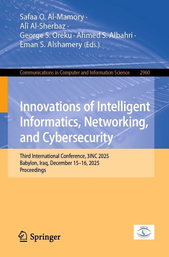 Springer Nature Proceedings Computer Science - Innovations o ... - cover