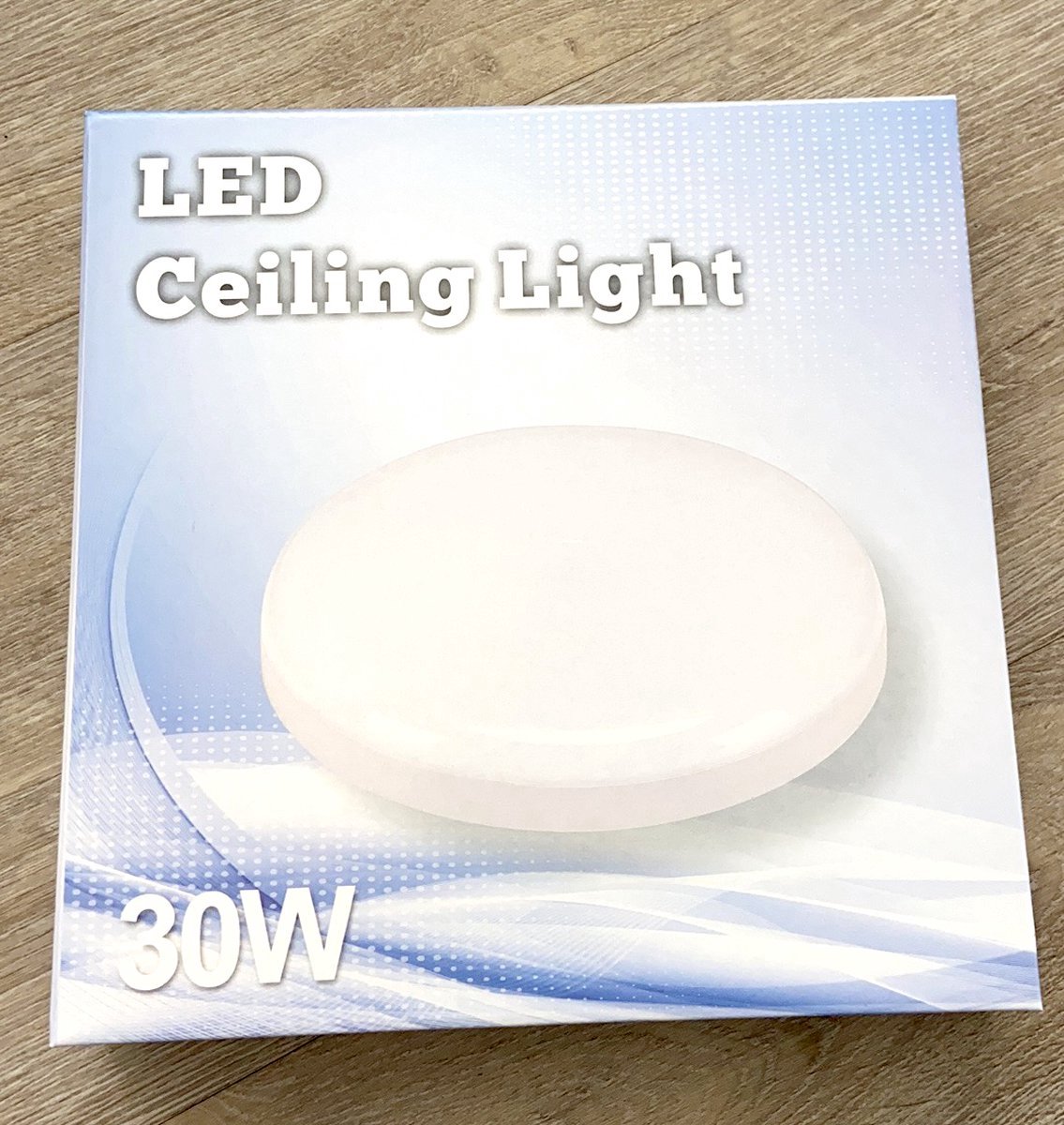 Premium LED Plafondventilator met verlichting 25 cm - LED Plafondlamp- PC waterdicht ceiling verlichting-Waterdicht verlichting IP56-