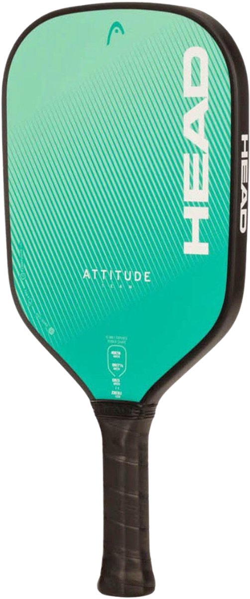 HEAD Attitude Pickleball Paddle – Pickleball Racket – Lichtgewicht – Glasvezel Composiet Comfort Grip – Extra Grote Sweet Spot Voor Beginners & Recreatieve Spelers Blauw