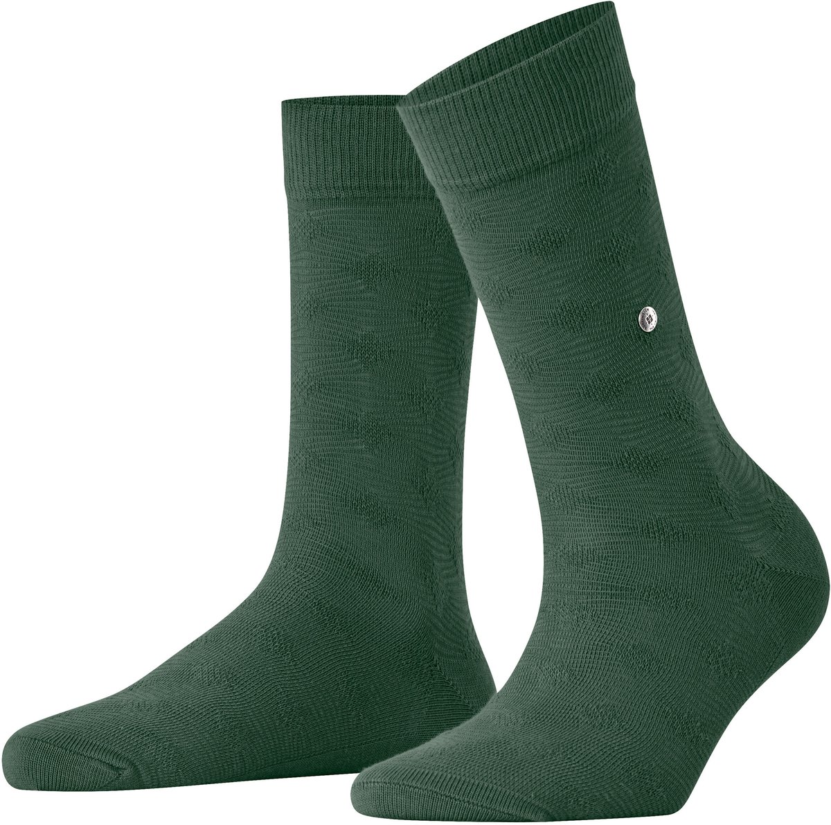 Burlington Structured Dot gedessineerd katoen sokken dames groen - maat 36-41