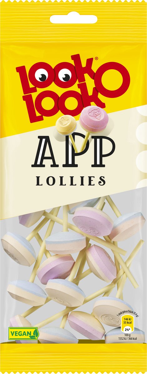 Look O Look App Lollies - Snoep - 7x115gr