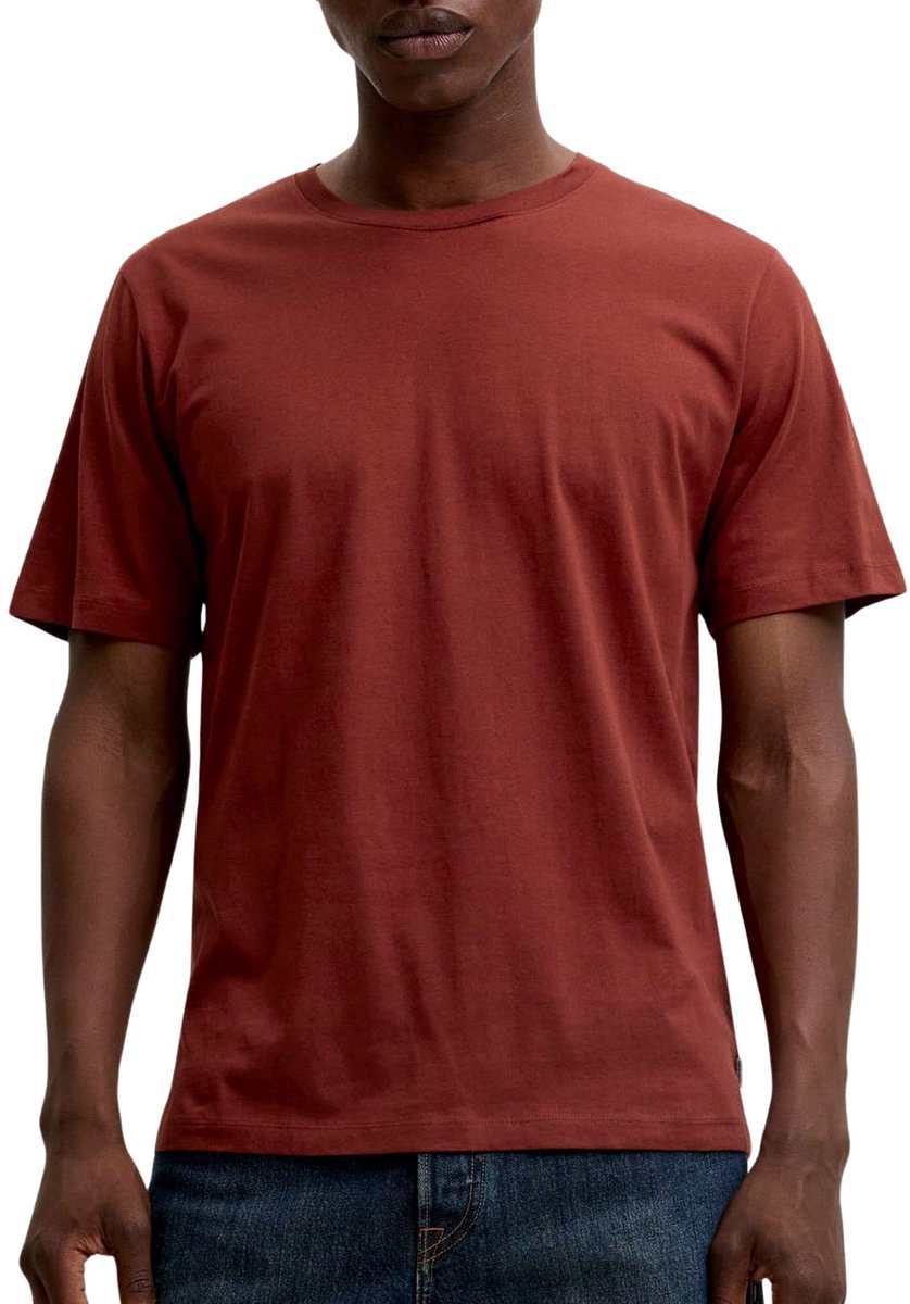 Jack & Jones Organic Basic SS Crew Shirt Heren - Maat L