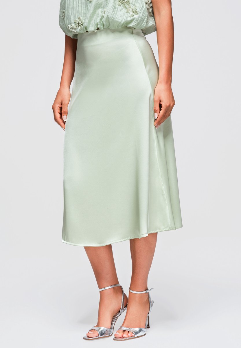 OMBRE Rok - Rits - Effen - Rok Groen L