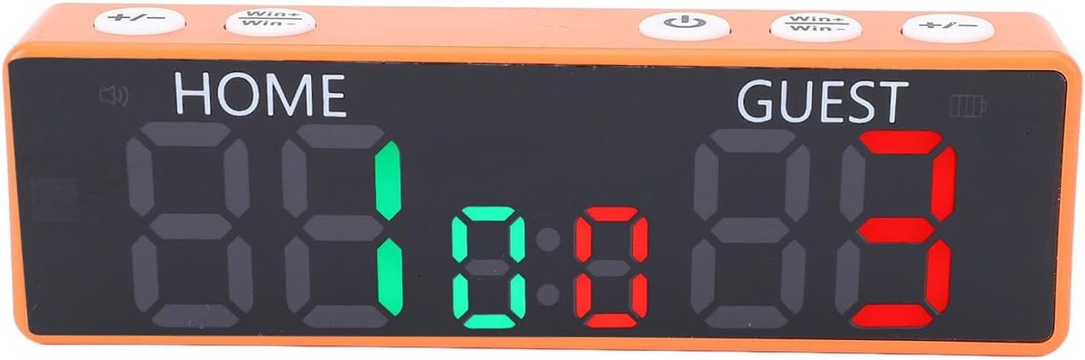 Draagbaar LED Elektronisch Scorebord met 6 Cijfers en Buzzer voor Sporten zoals Basketbal en Volleybal, Ideaal voor Spellen en Competities