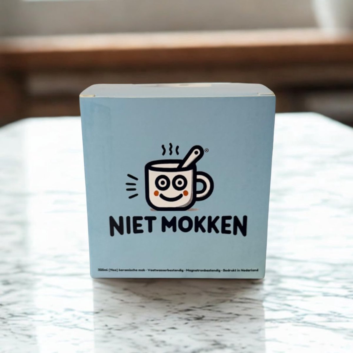 NietMokken.nl - Mok Cadeauset – Papa Ik Zal Altijd Je Financiële Last Zijn Mok – Grappig Cadeau voor Vader – Inclusief Cadeaudoos, Kaartje & Vilten Onderzetter – Keramische Mok 325 ml – Aan beide zijden bedrukt - Meisje variant — cadeau in Cadeau-ideeën - foto 4