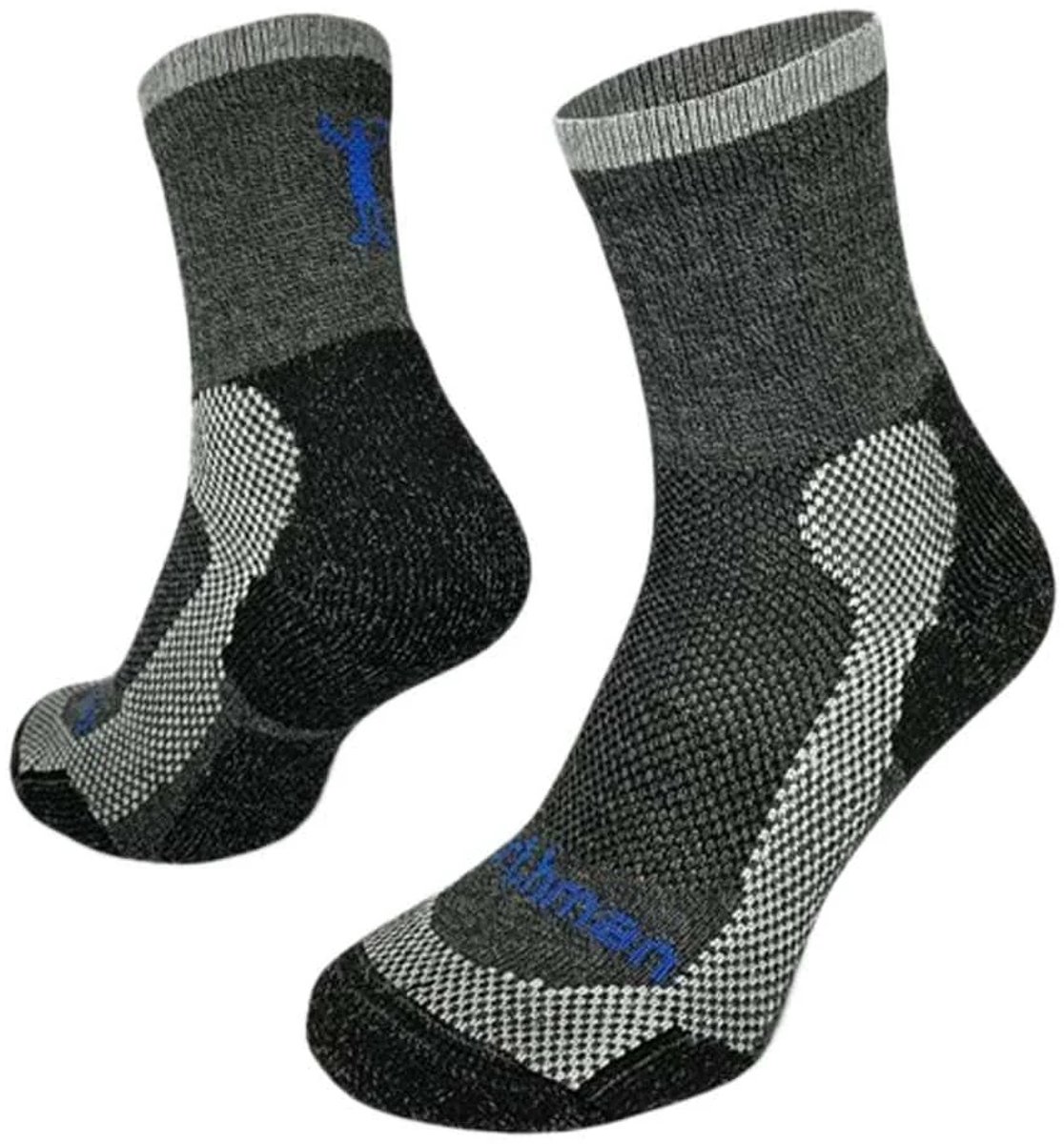 Northman Trekking light Merino wandelsok Premium kwaliteit voor een prima prijs! naadloos antiblaren sokken Grijs