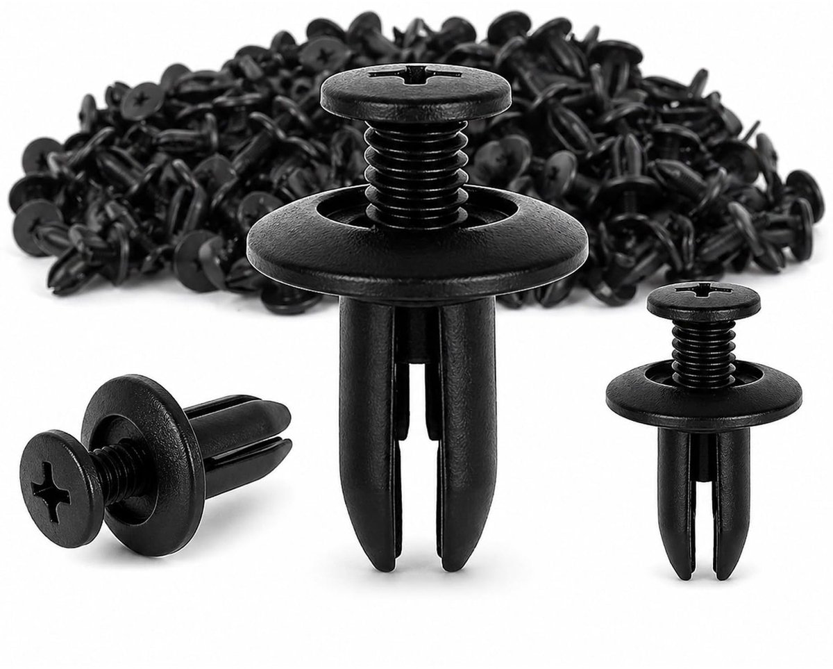 Plastic spreidmoeren 8 mm - 100 stuks voor stevige verbindingen en montageprojecten