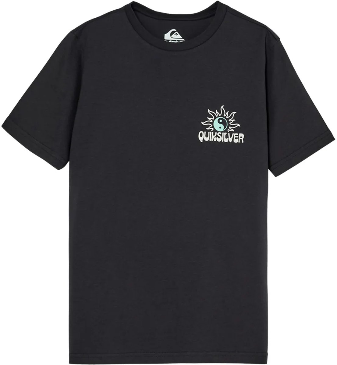 Quiksilver Fusion T-shirt Met Korte Mouwen 16 Years Jongen Zwart