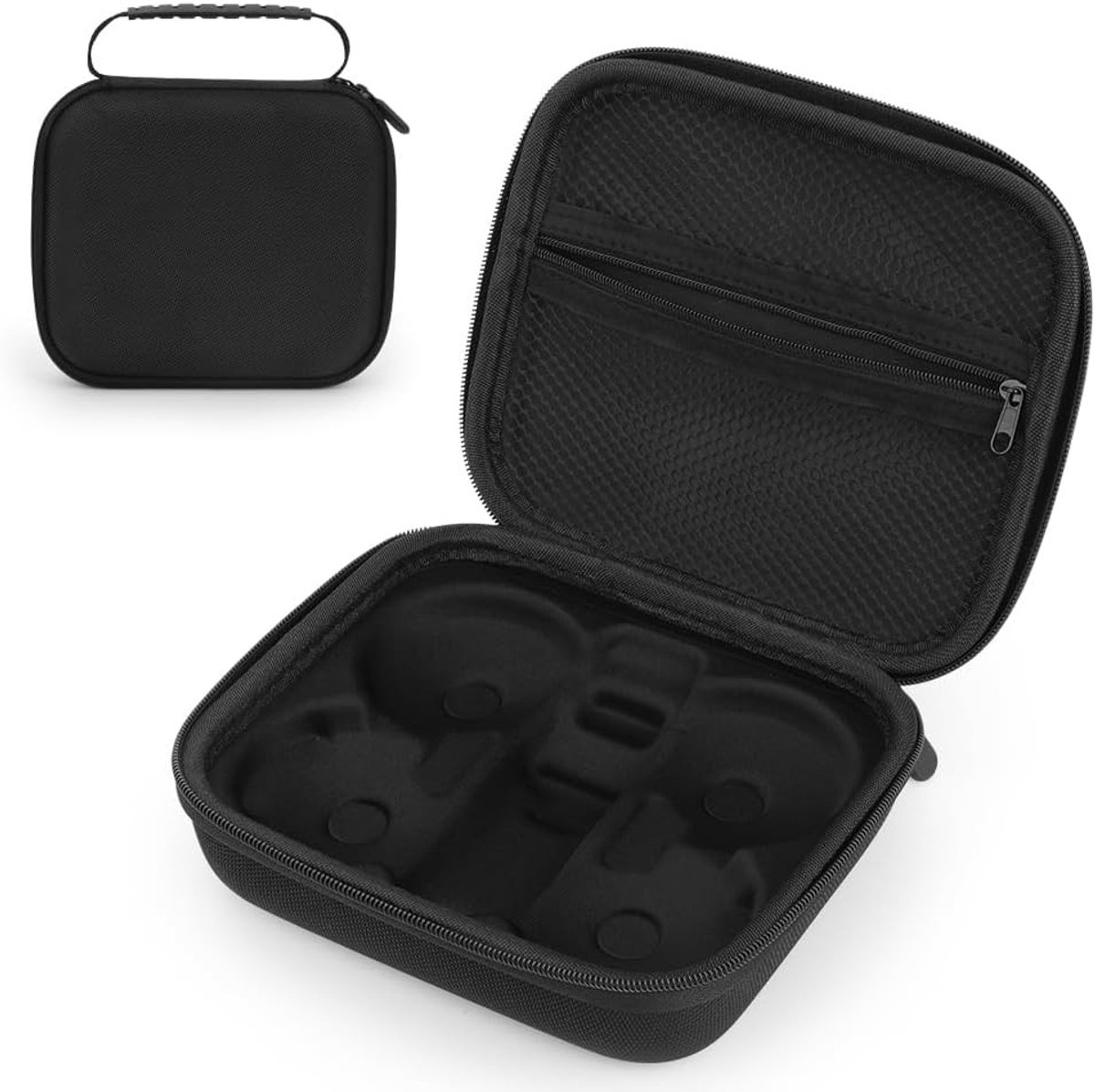 Draagbare opbergkoffer voor drone - DJI Neo compatibel - eenvoudig opbergen - zwart met handvat - ruimte voor accessoires