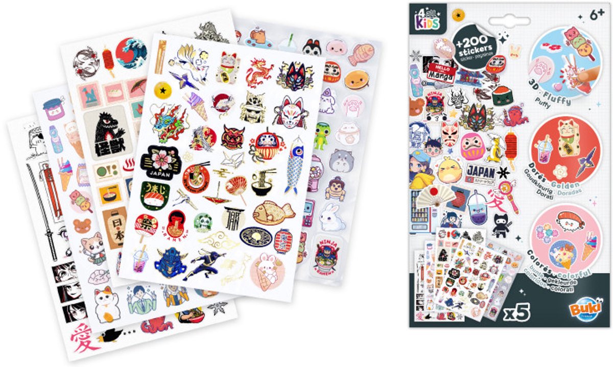 BUKI-STICKERZAKJES - MANGA.