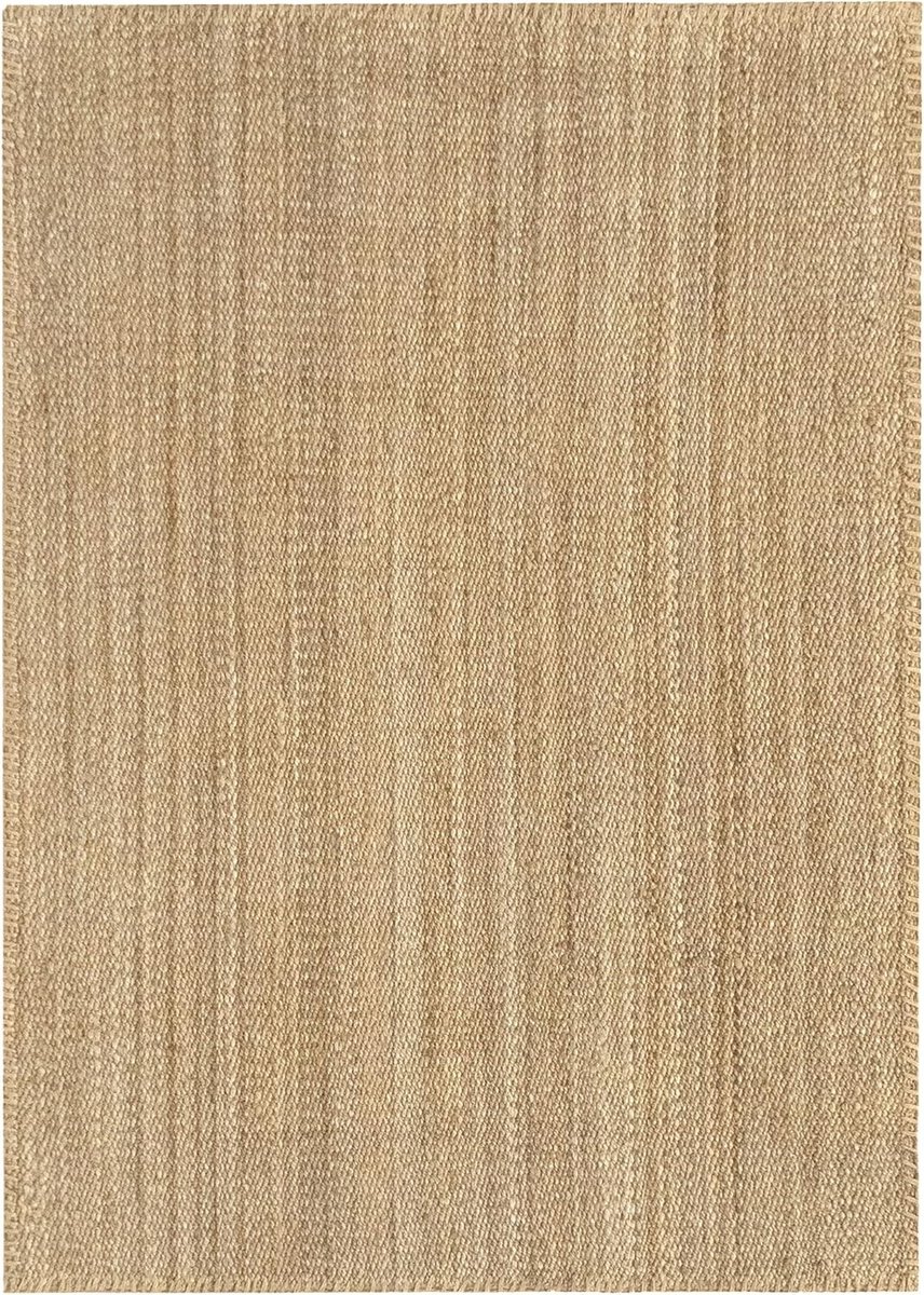 Jute Tapijt - Natuurlijke Jute Vezels - Handgeweven - Onderhoudsvriendelijk - Voor Woonkamer, Eetkamer, Slaapkamer