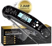 MostEssential Premium Vleesthermometer - BBQ Thermometer - Kernthermometer - Suikerthermometer - Keukenthermometer - Digitaal – Draadloos - Waterdicht - Zwart