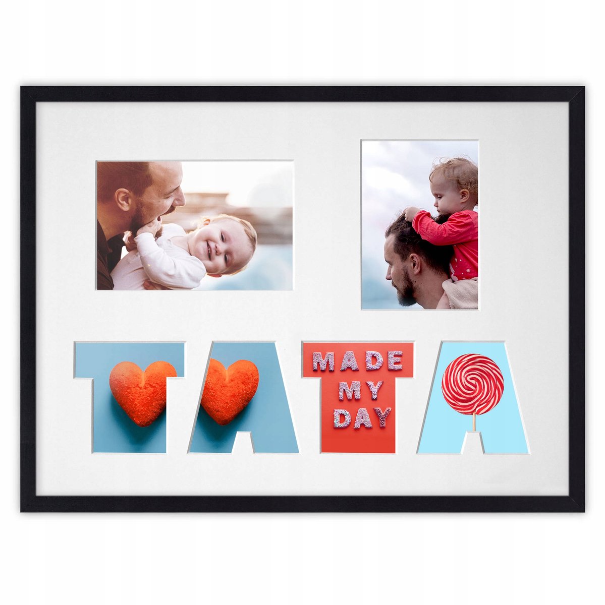 Zwarte houten fotolijst 30x40 cm - Perfect cadeau