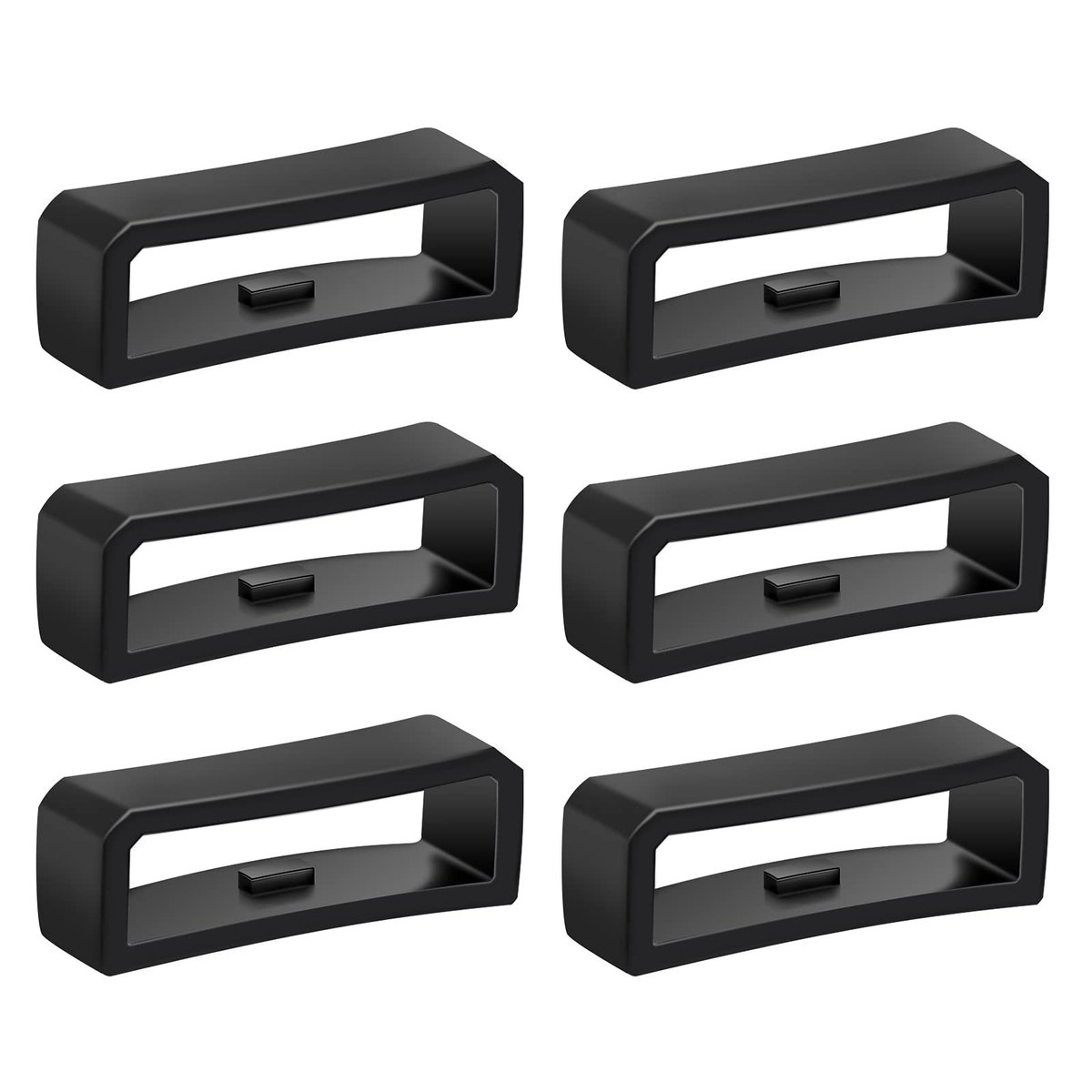 Solidchoice - Set van 6 Silicone Horlogeband Klemmen