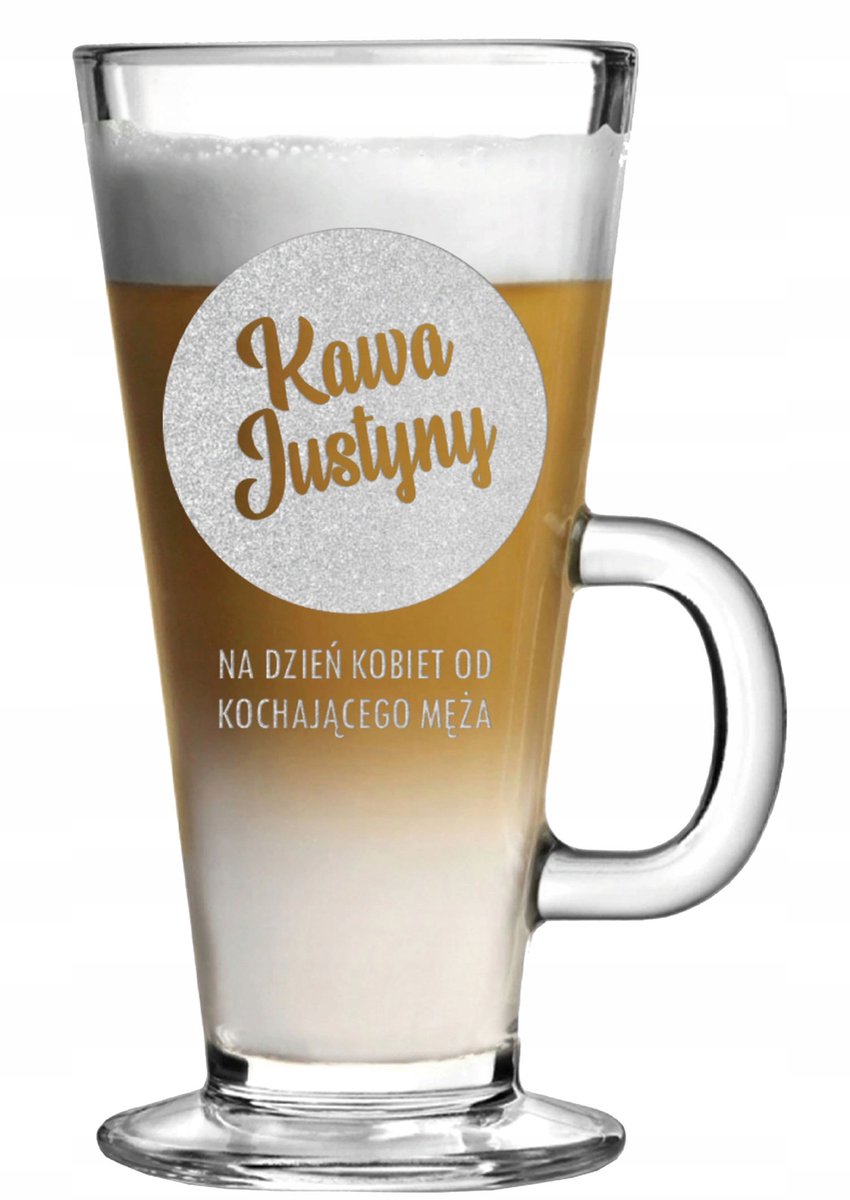 Gepersonaliseerde Latte Glass - Cadeau voor Moederdag/Vrouwendag