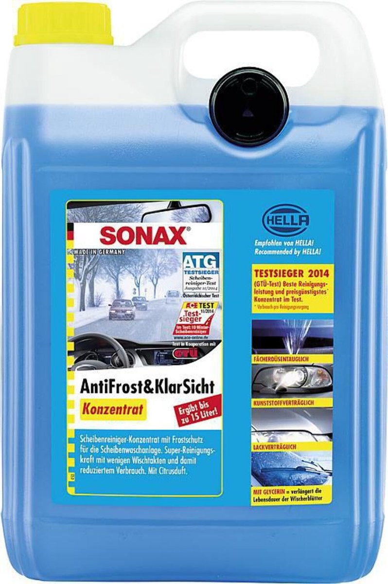 Solidchoice - Antivries en Helder Zicht Concentrate 5 Liter