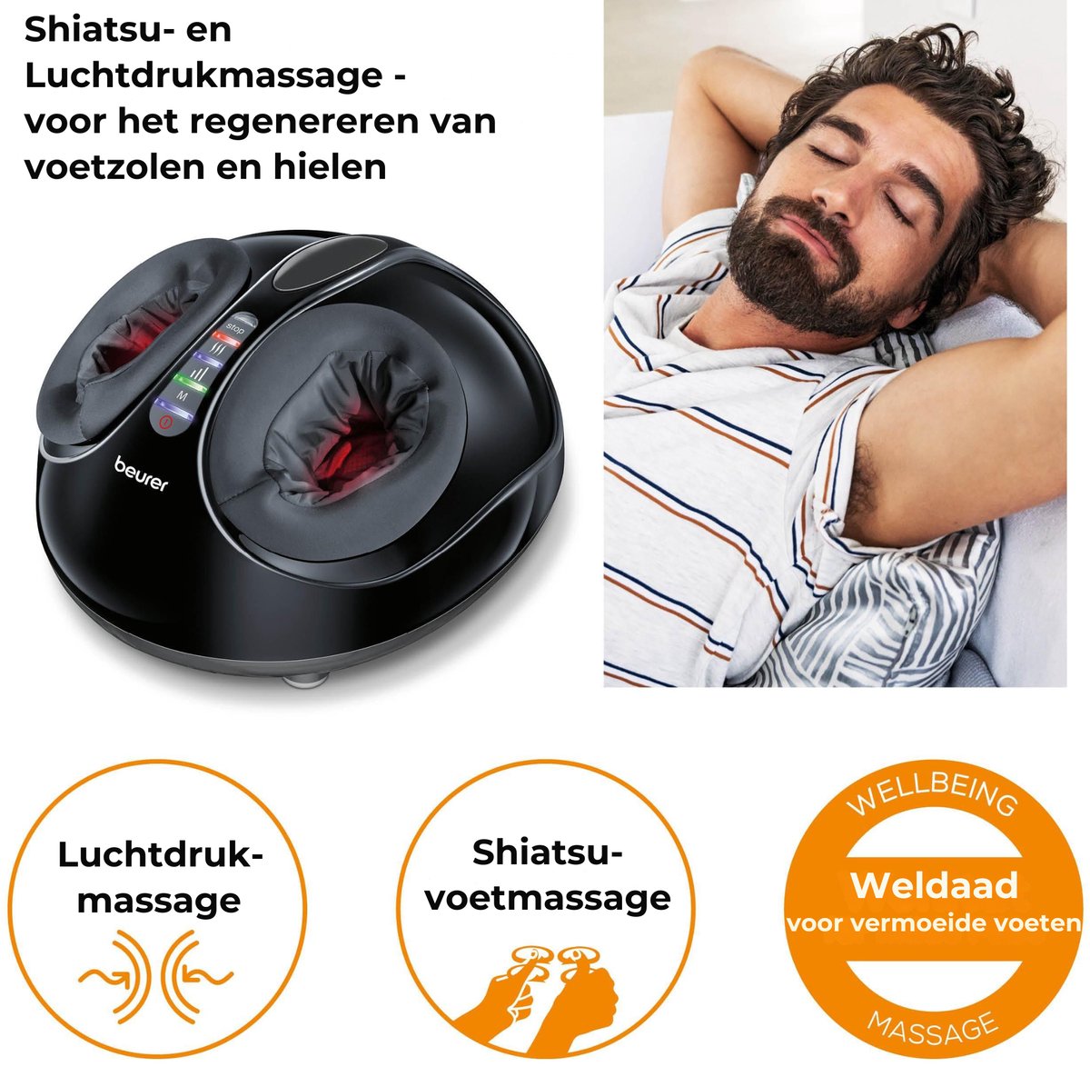 Beurer FM 90 Shiatsu Voetmassageapparaat met - afbeelding 2