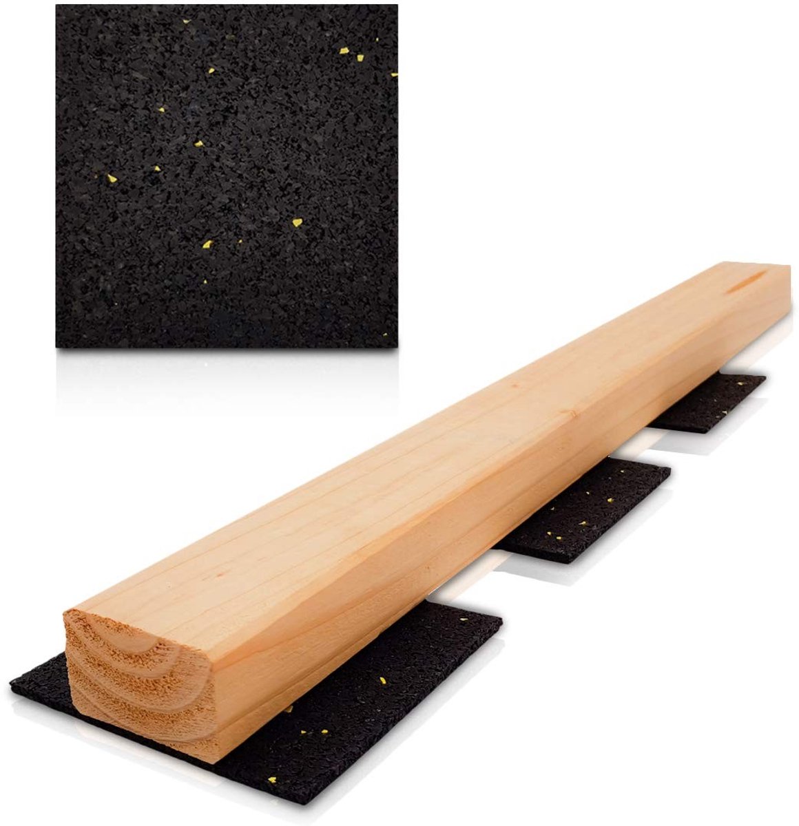Solidchoice - Terrastepads Rubbergranulaat 90 x 90 mm (Set van 5)