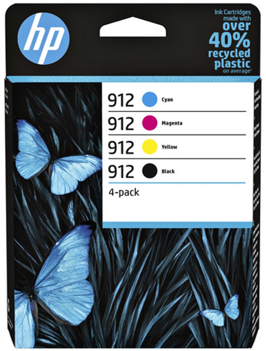 HP 912 - Inktcartridge - Origineel - Standaard capaciteit - Kleur en Zwart + Instant Ink tegoed