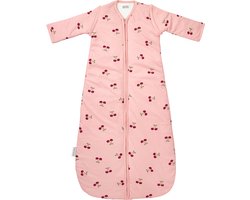 Meyco Baby Cherry Baby Slaapzak Met Afritsbare Mouwen - Soft Rose - 90cm - 2.5 TOG
