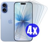 Screenprotector geschikt voor iPhone 17 - Gehard Glas - Tempered Glass Armor Screen Cover - 4 Stuks