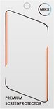 Verpakking van "PREMIUM SCREENPROTECTOR" met het "NOXX" logo.