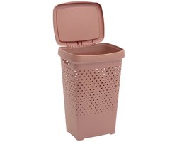 Kunststof wasmand met deksel 70 liter Five® - Groen - Met deksel