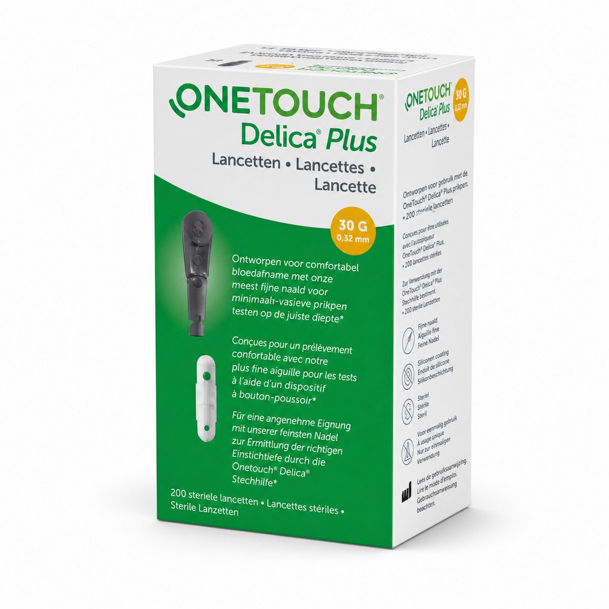 One Touch Delica Plus lancetten 200 stuks