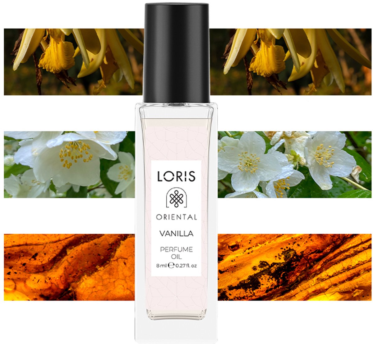 Loris Parfum - Vanilla - Parfum Olie - Unisex - 009 unisex parfum - 8 ml - Olieroller