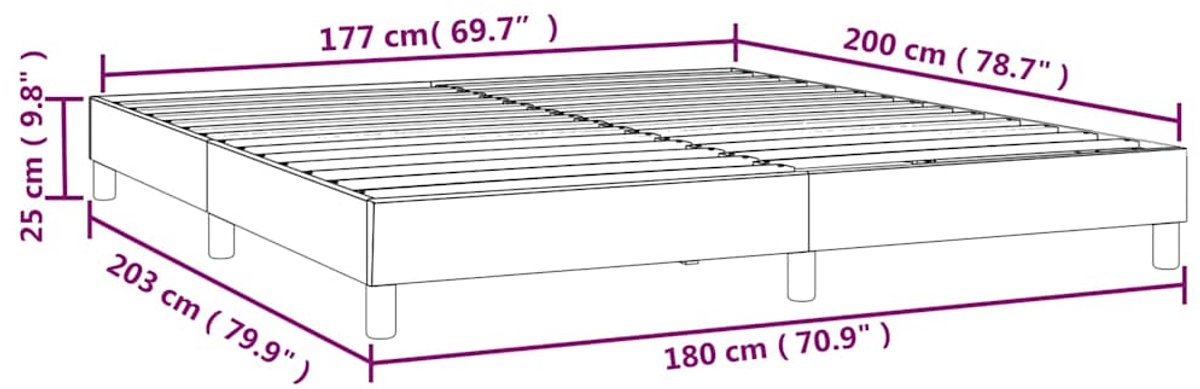 vidaXL vidaXL Boxspring Bed - afbeelding 2