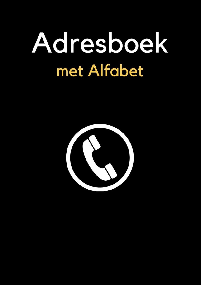 Adresboekje - A5 - Met alfabet A-Z - Voor het vastleggen van adressen en notities