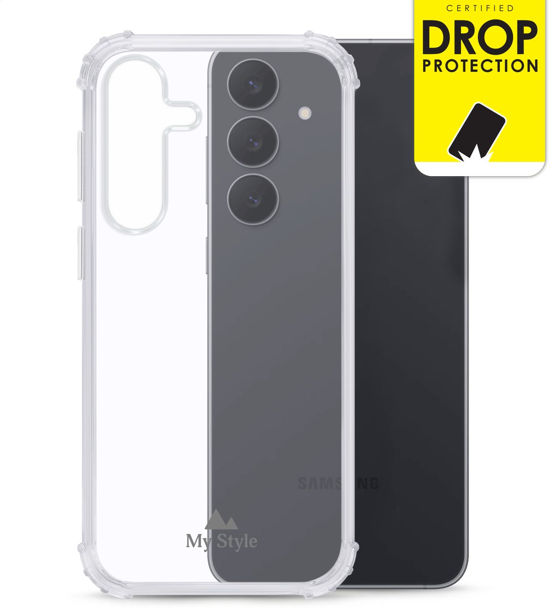 My Style Protective Flex Case for - Geschikt voor Samsung Galaxy S25 FE - 5G/S26 FE 5G Clear